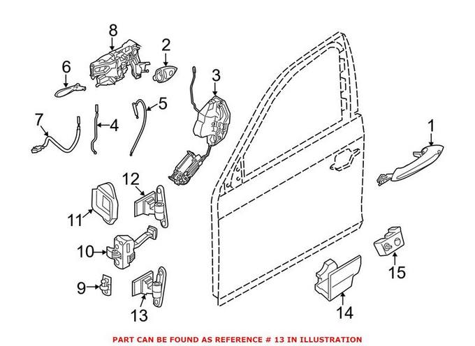 BMW Door Hinge = Front Driver Side Lower 41517263539